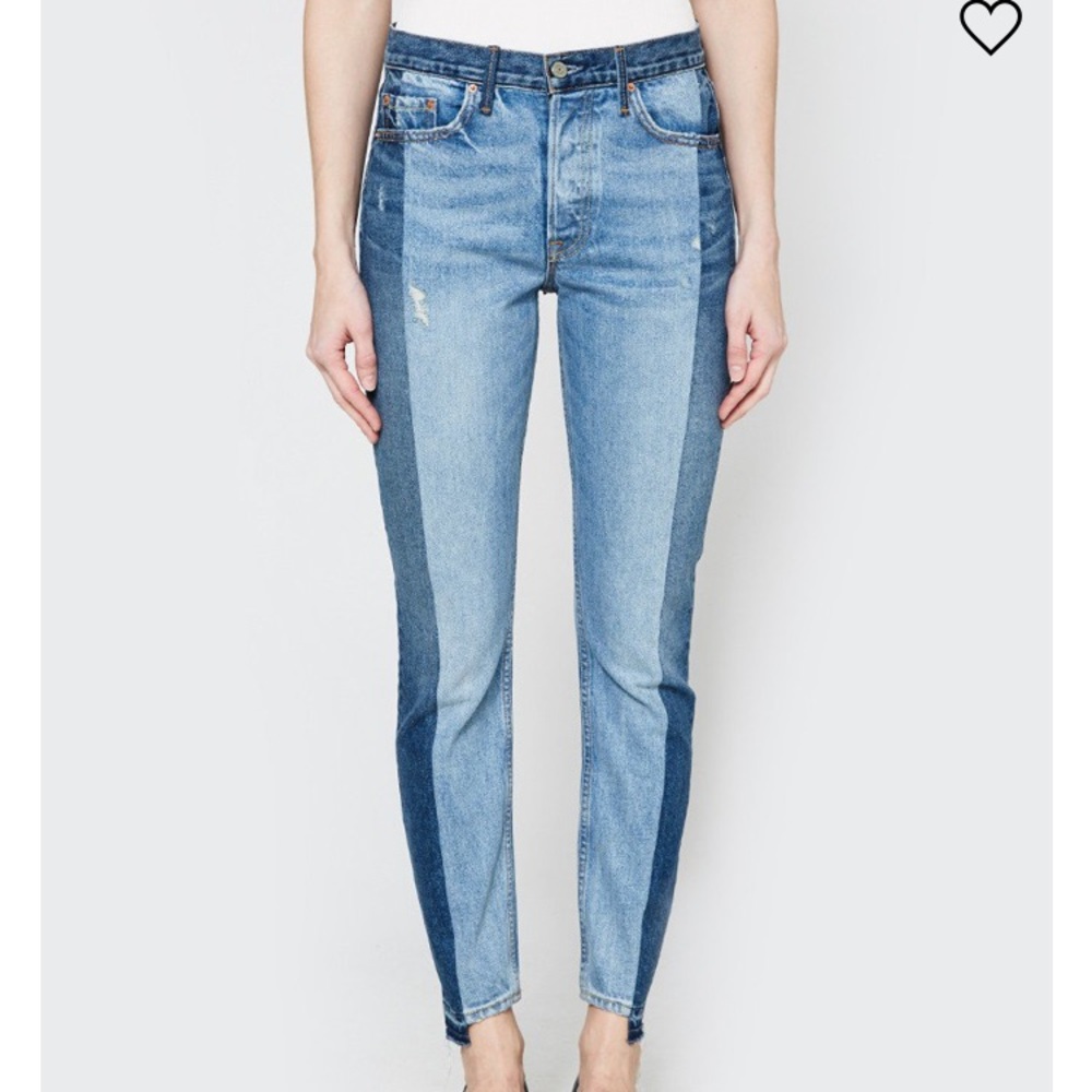 GRLFRND patchwork Karolina jeans